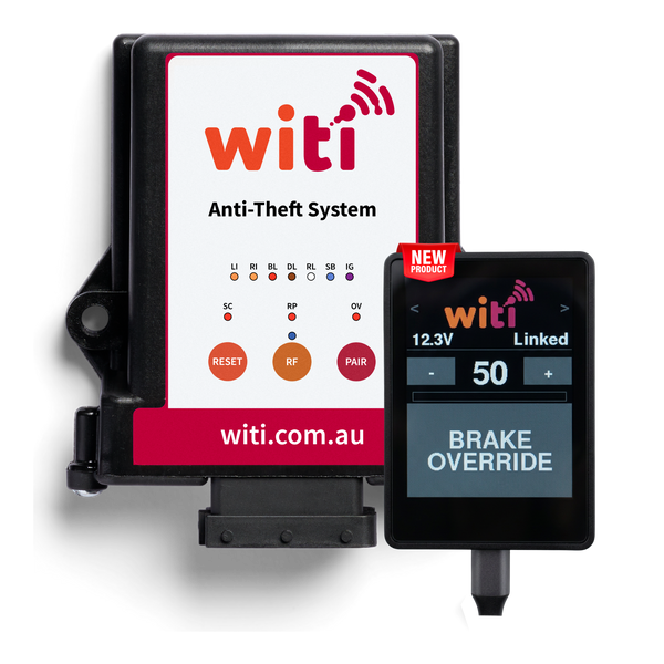 WiTi Anti-Theft System and SafeTow wireless brake controller