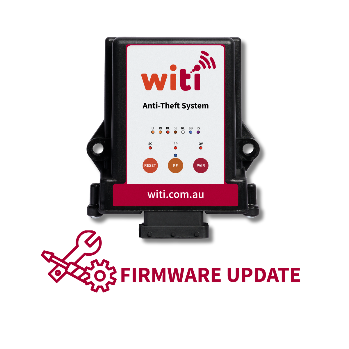 WiTi Anti-Theft System firmware update service