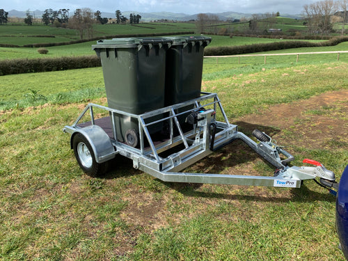 Layflat bin trailer