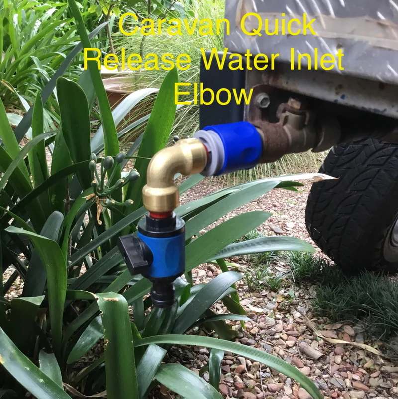Quick-Release Water Inlet Elbow In Use