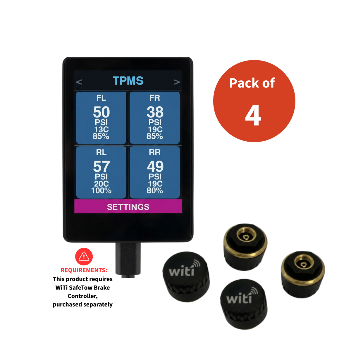 WiTi TPMS (Tyre Pressure Monitors)