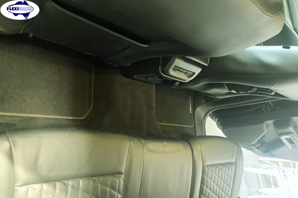 Toyota Land Cruiser 300 Series Heavy-Duty Drinking Water Bladder – 110L-Rear Footwell