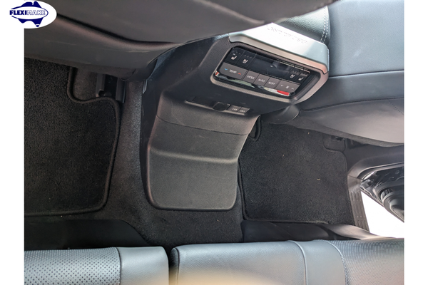 Toyota Land Cruiser 300 Series Heavy-Duty Drinking Water Bladder – 110L-Rear Footwell View