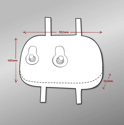 40 Litre Grey Water Bladder Tank GW40BLP dimensions