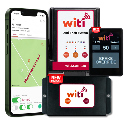 WiTi Towing, Security & GPS Bundle: Anti-Theft System, SafeTow Wireless Brake Controller and SafeTrack GPS