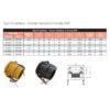 Polypropylene Camlock Type D – BSPF x Female Coupler
