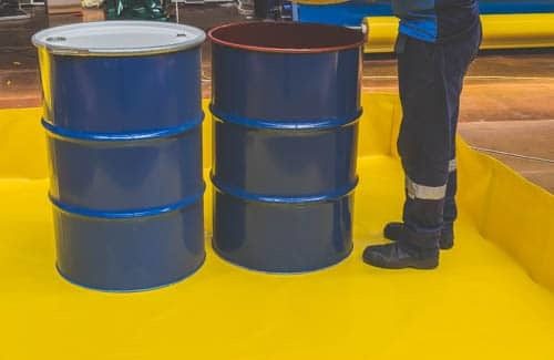 Fleximake spill and containment bunding