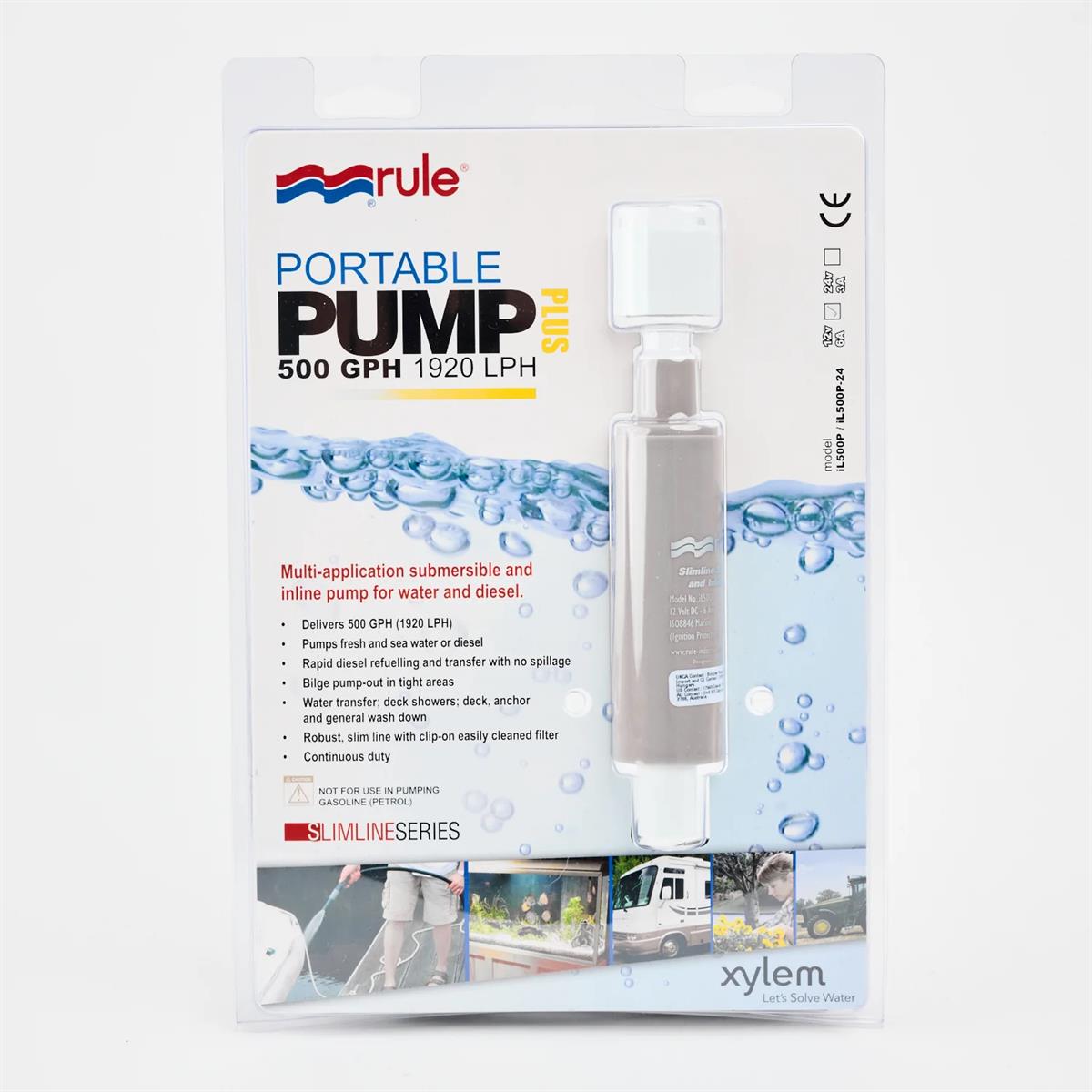 Rule Inline Pump Rule Inline / Submersible 12V iL500 Pump – TowPro Group