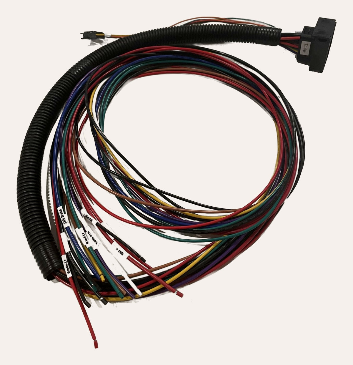 WiTi Anti-Theft wiring harness with multicolored wires on a white background