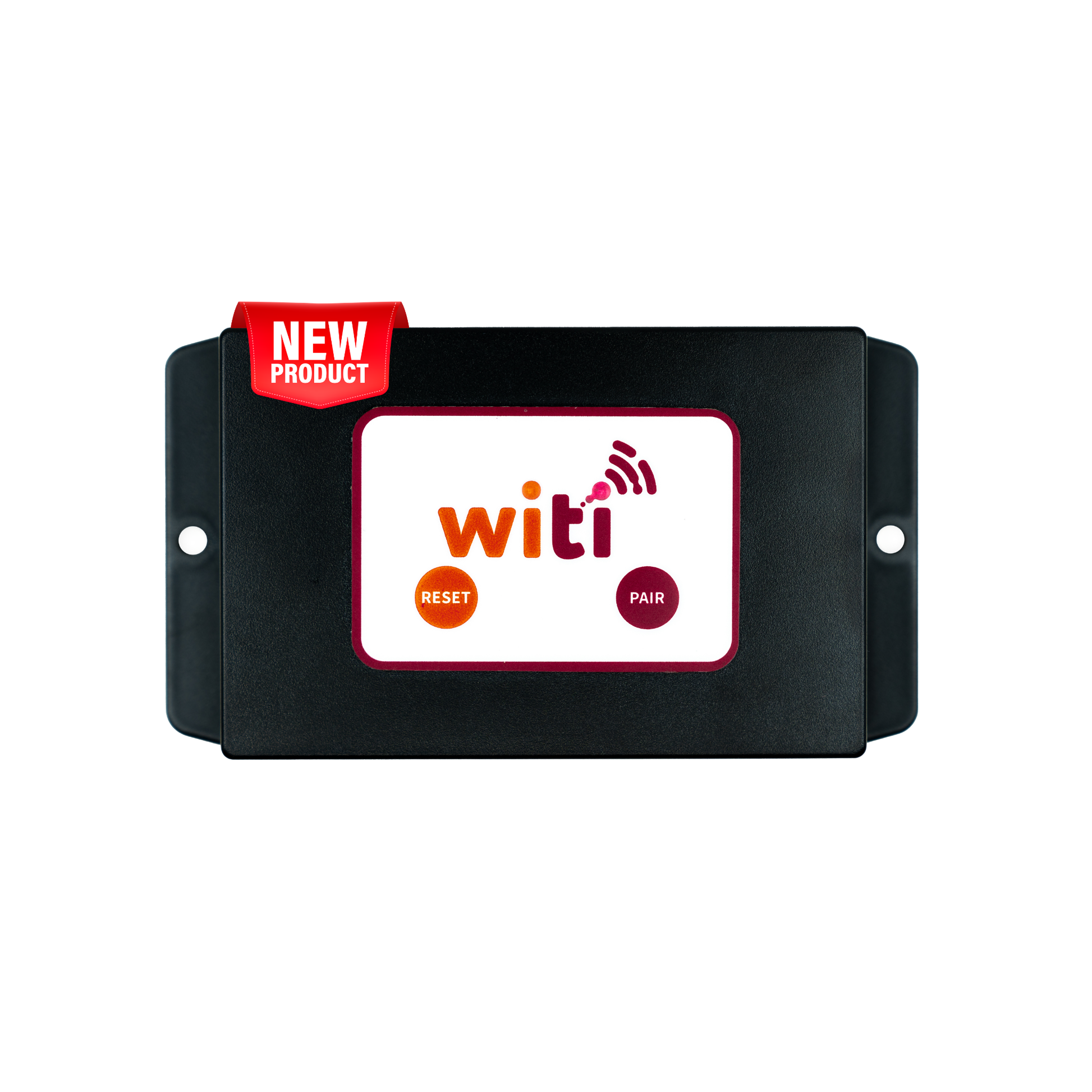 New product WiTi SafeTrack GPS device with 'witi' branding on a white background