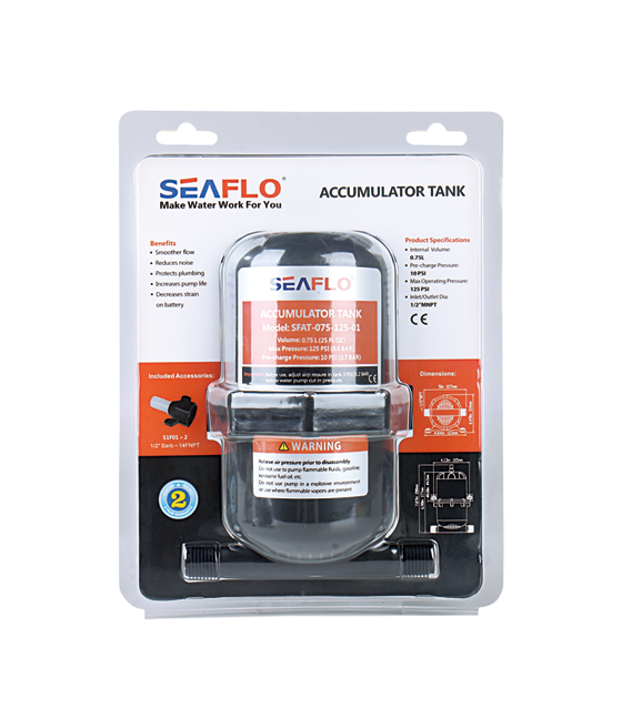 Seaflo Accumulator Tank 0.75L